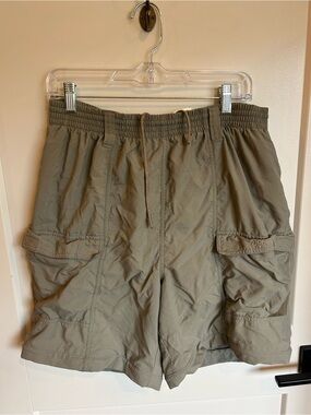 Columbia Men's Olive Cargo Swim Trunks